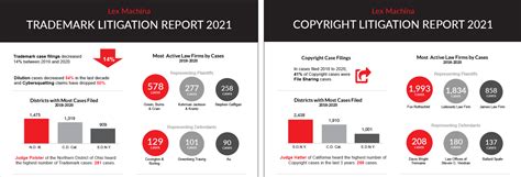 copyright 2020 macnica|Lex Machina Releases Copyright and Trademark Report.